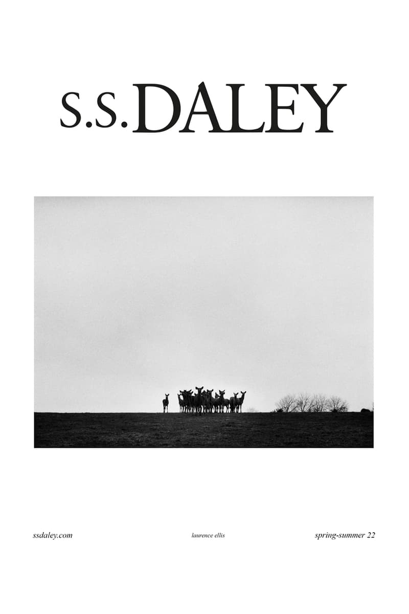 S.S.DALEY Spring/Summer 2022 Campaign Harry Lambert Harry Styles Cornwall British Countryside Sustainable Wool Farming Steven Stokey-Daley