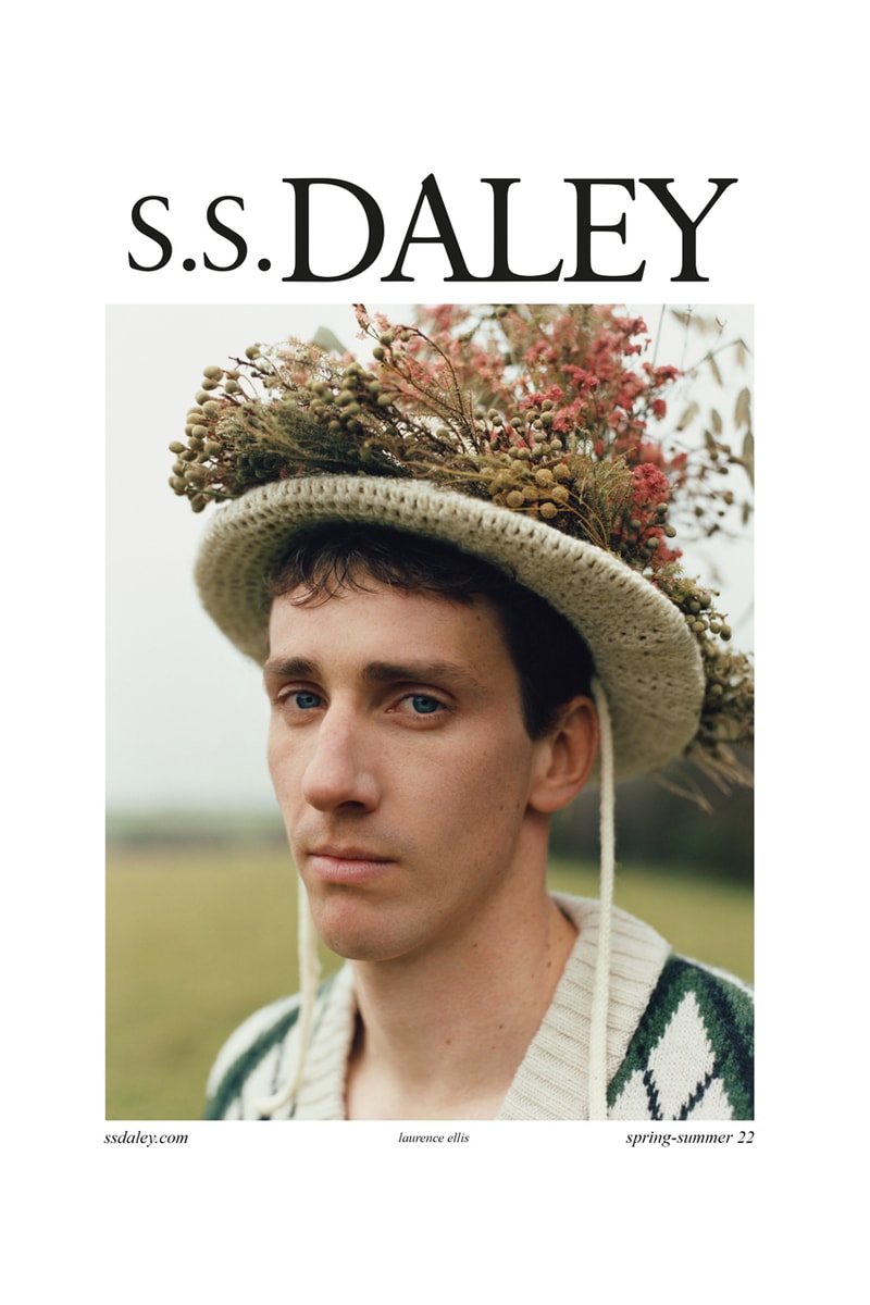 S.S.DALEY Spring/Summer 2022 Campaign Harry Lambert Harry Styles Cornwall British Countryside Sustainable Wool Farming Steven Stokey-Daley