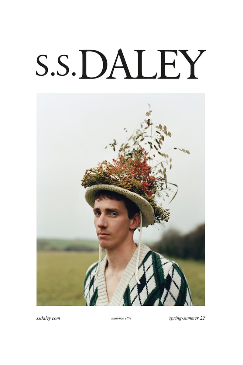 S.S.DALEY Spring/Summer 2022 Campaign Harry Lambert Harry Styles Cornwall British Countryside Sustainable Wool Farming Steven Stokey-Daley