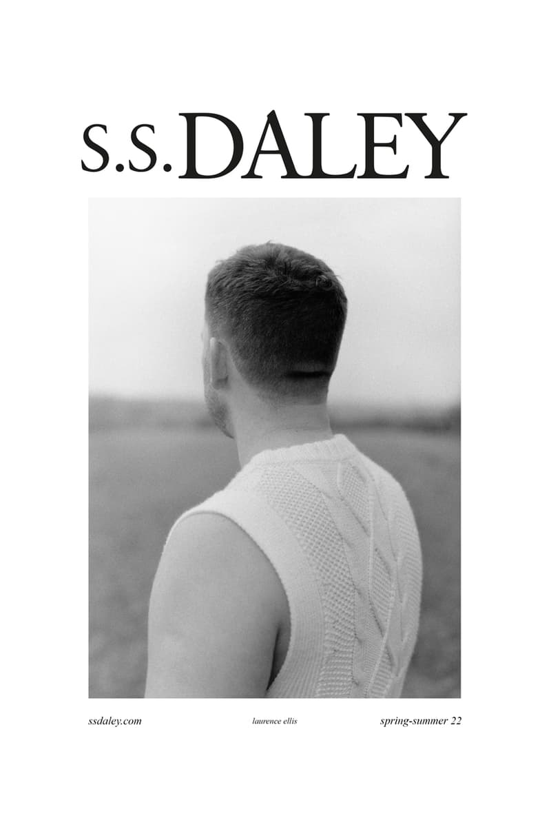 S.S.DALEY Spring/Summer 2022 Campaign Harry Lambert Harry Styles Cornwall British Countryside Sustainable Wool Farming Steven Stokey-Daley