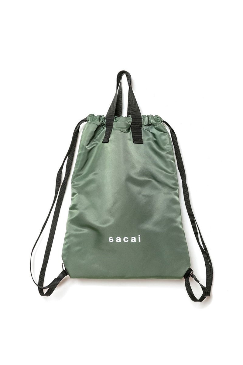 sacai chitose abe spring summer 2022 ss22 t shirts bags knapsack tote bag paisley release info date price