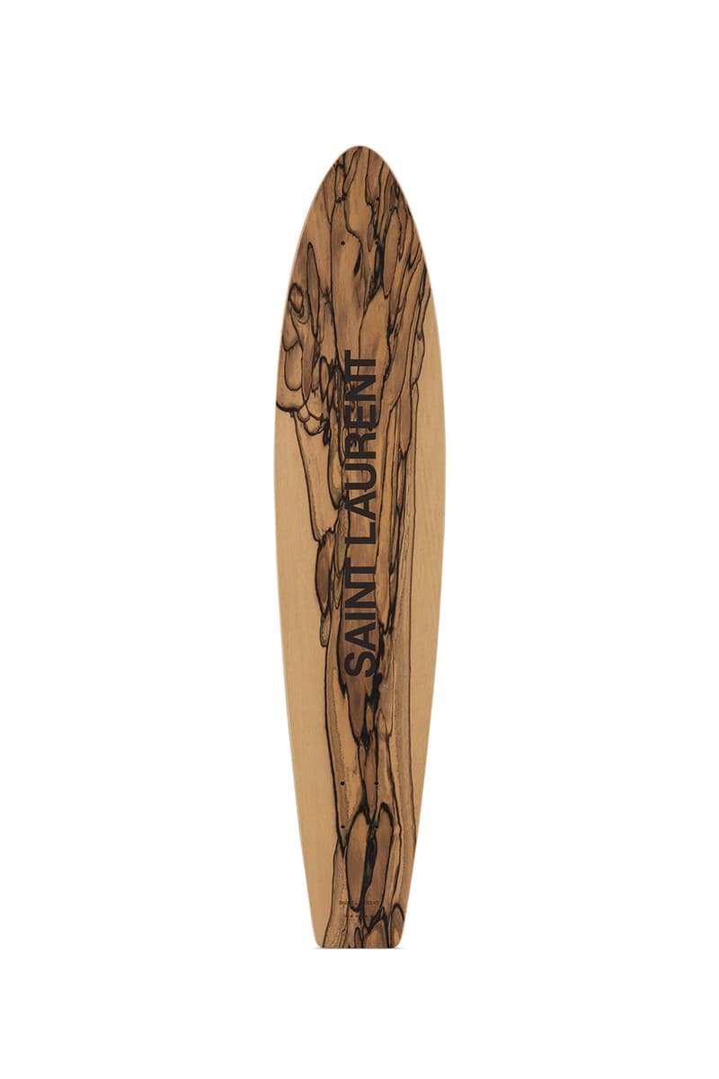 Saint Laurent Rive Droite x HERVET-MANUFACTURIER Wooden Coffee Table Longboards Anthony Vaccarello Release Information