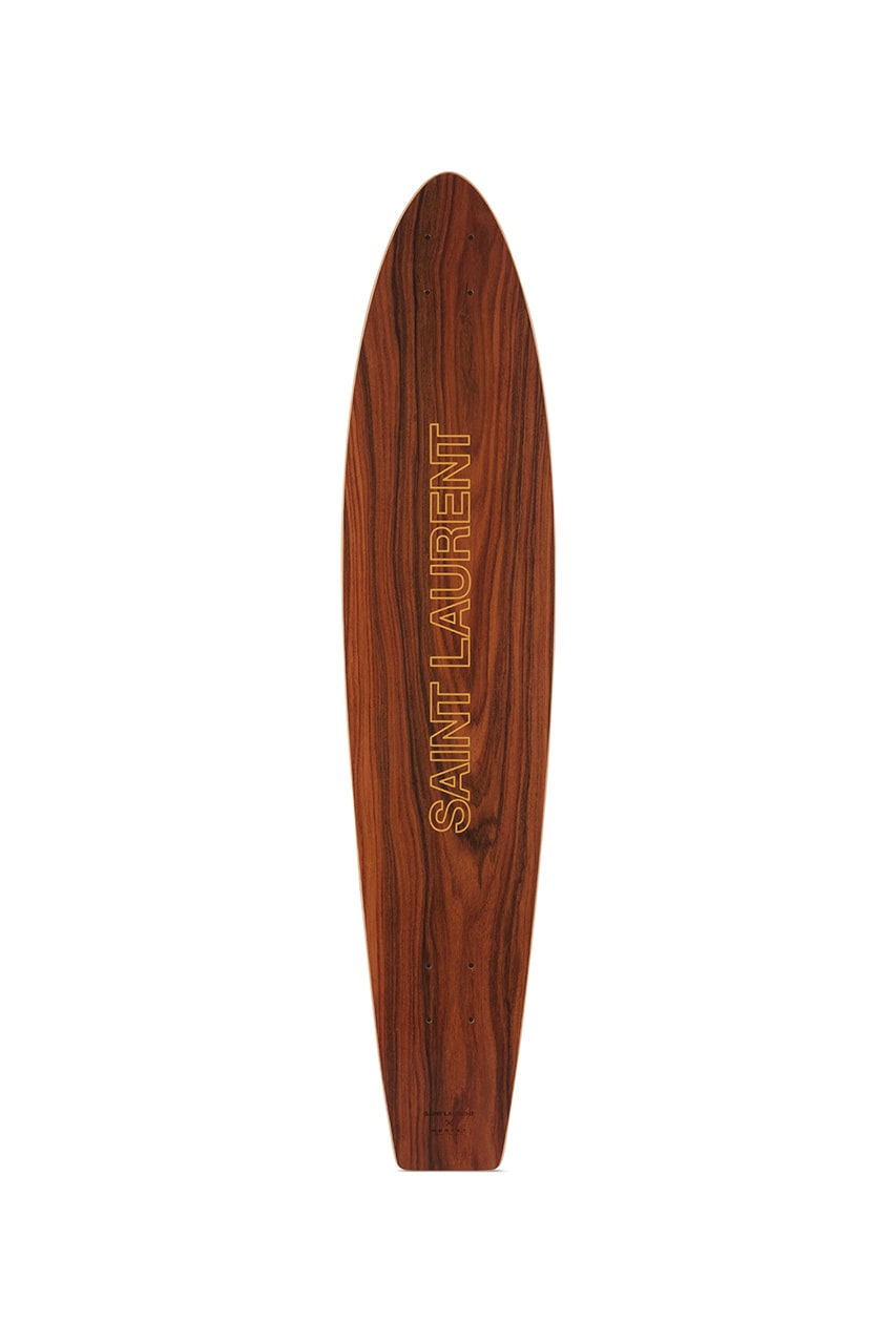 Saint Laurent Rive Droite x HERVET-MANUFACTURIER Wooden Coffee Table Longboards Anthony Vaccarello Release Information