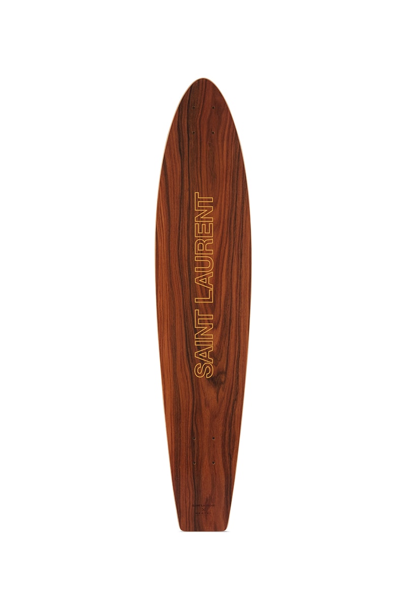Saint Laurent Rive Droite x HERVET-MANUFACTURIER Wooden Coffee Table Longboards Anthony Vaccarello Release Information