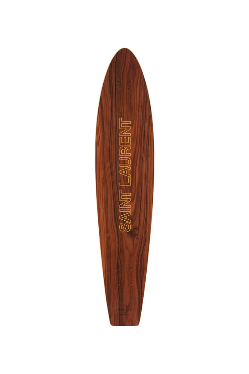Saint Laurent Rive Droite x HERVET-MANUFACTURIER Wooden Coffee Table Longboards Anthony Vaccarello Release Information
