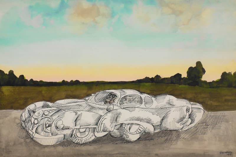 Saul Steinberg "In the Library" Pace NYC Exhibition