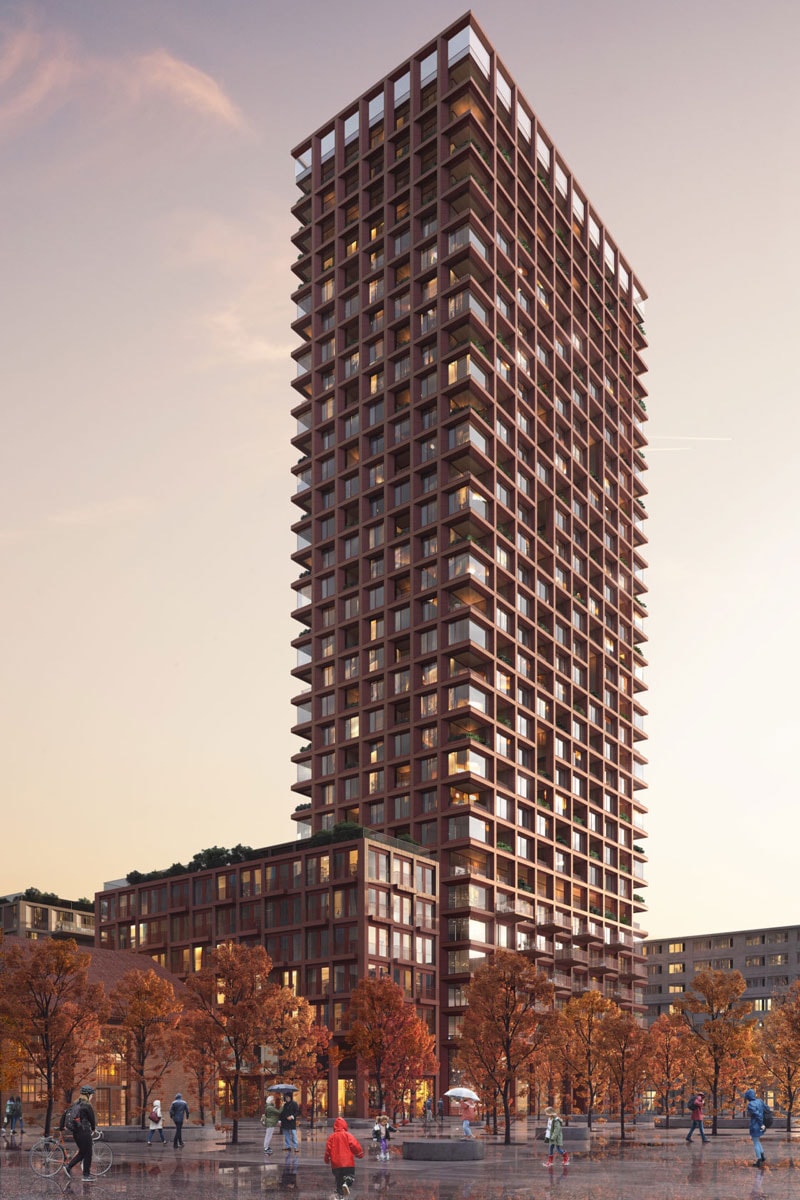 Schmidt Hammer Lassen to Build World’s Tallest Timber Tower Rocket & Tigerli Winterthur
