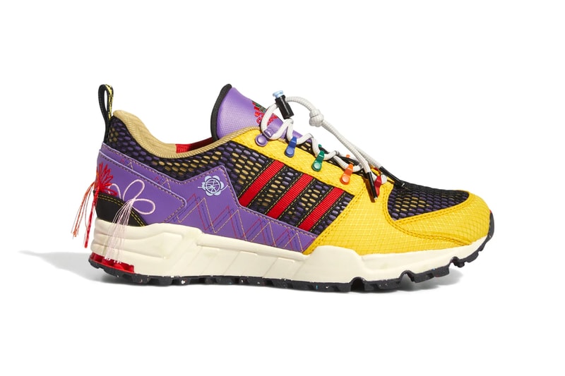 Sean Wotherspoon x adidas Originals Equipment Support 93 CORDURA Nylon Bold Gold / Red / Active Purple Product code GX3893 Release Information SW