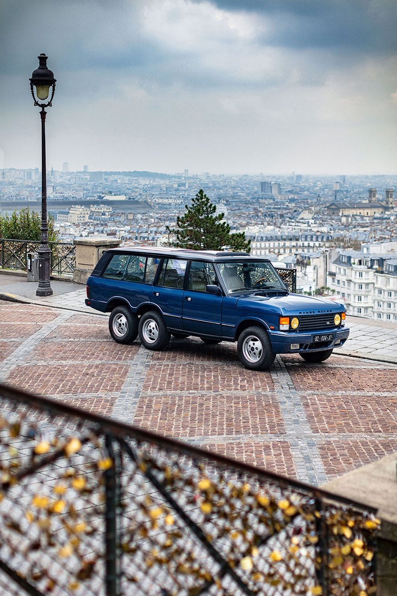 Six-Wheeled Range Rover by Carmichael For Sale Aguttes Auctions April Fools Day 1970s SUV Custom Build Coachbuilt