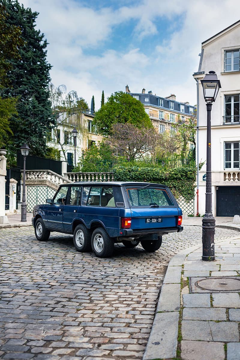 Six-Wheeled Range Rover by Carmichael For Sale Aguttes Auctions April Fools Day 1970s SUV Custom Build Coachbuilt