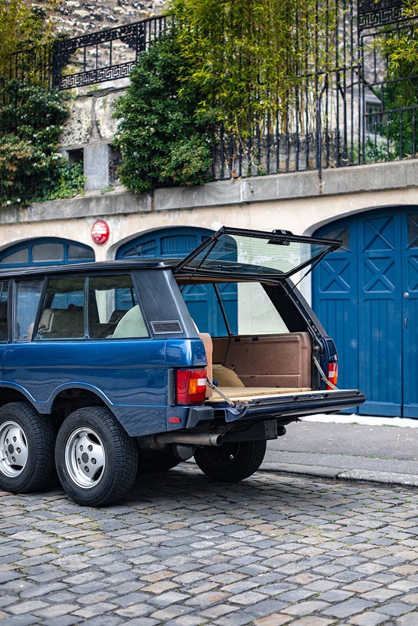 Six-Wheeled Range Rover by Carmichael For Sale Aguttes Auctions April Fools Day 1970s SUV Custom Build Coachbuilt