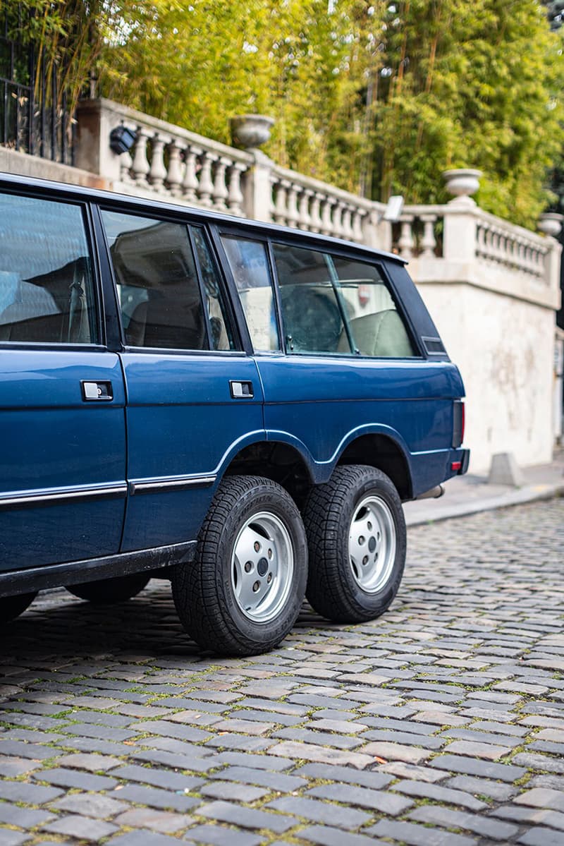 Six-Wheeled Range Rover by Carmichael For Sale Aguttes Auctions April Fools Day 1970s SUV Custom Build Coachbuilt