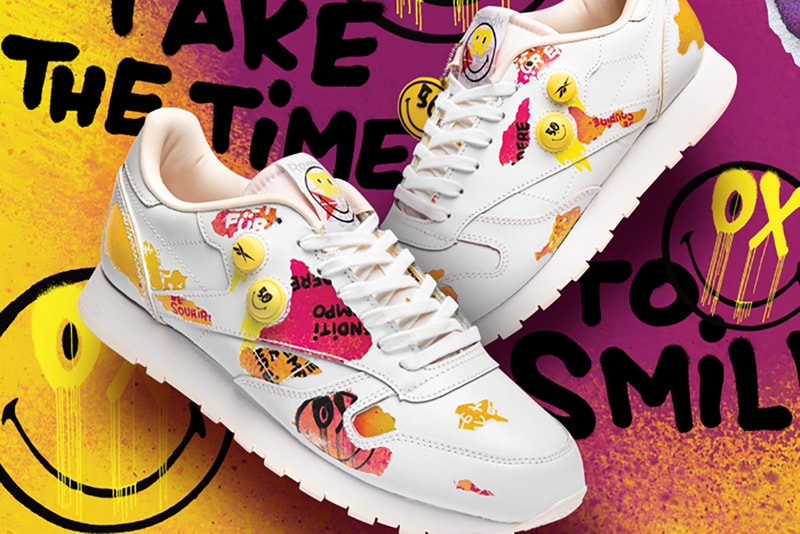 smiley reebok classic leather pump graffiti white tear away release date info store list buying guide photos price 