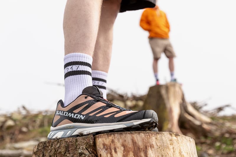 Snow Peak and Salomon by Working Class Heroes lookbook XT-6 hiking menswear UK store retailer Cumbria