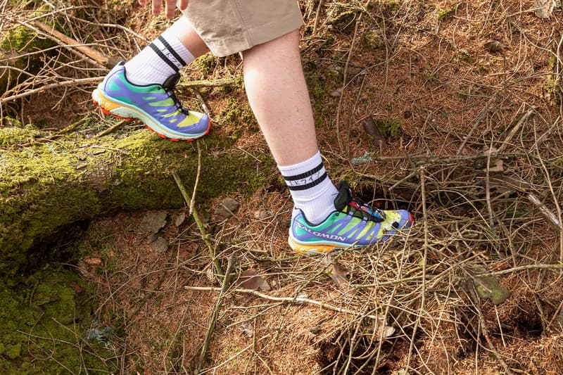 Snow Peak and Salomon by Working Class Heroes lookbook XT-6 hiking menswear UK store retailer Cumbria