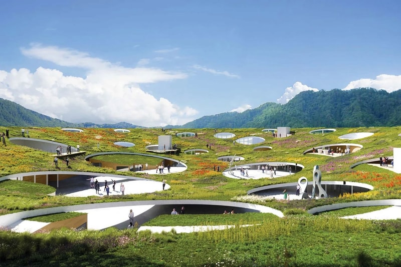 Sou Fujimoto architects community center Japan Hida Furukawa Station Eastern Development grass covered park circular roof news