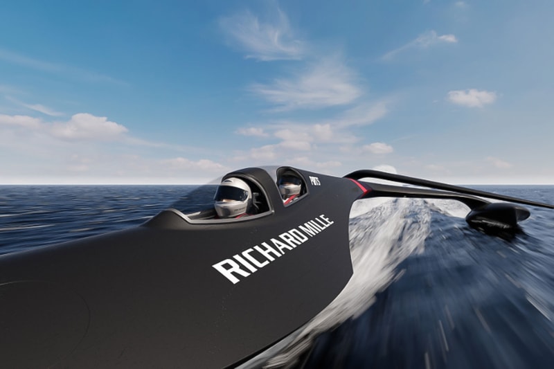 Richard Mille Sponsored SP80 Sea Rocket Looks to Break World Sailing Speed Record final design kevlar two pilots 80 knots 2022 2023 south of france news