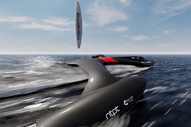 Richard Mille Sponsored SP80 Sea Rocket Looks to Break World Sailing Speed Record final design kevlar two pilots 80 knots 2022 2023 south of france news