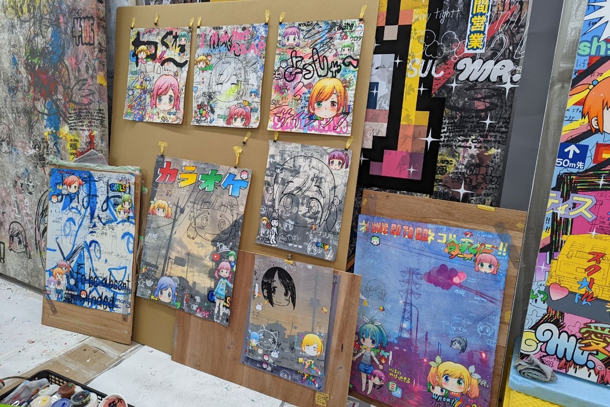 Studio Visits: Mr lehmann maupin exhibition new york city beyond the alley there cartoon anime manga otaku culture superflat imaginative works date location interview news 