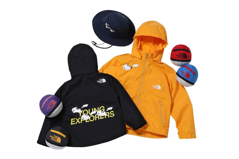 The North Face Pokemon collaboration young explorers play earth park windbreaker hat pokeball pouch workshops release info date price 