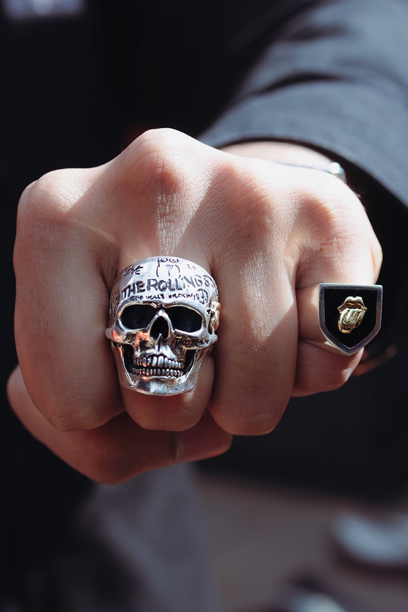 The Rolling Stones x The Great Frog Collaboration Collection Jewelry Rings Bracelets Skull Beggars Banquet Release Information
