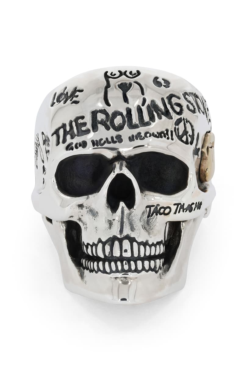 The Rolling Stones x The Great Frog Collaboration Collection Jewelry Rings Bracelets Skull Beggars Banquet Release Information