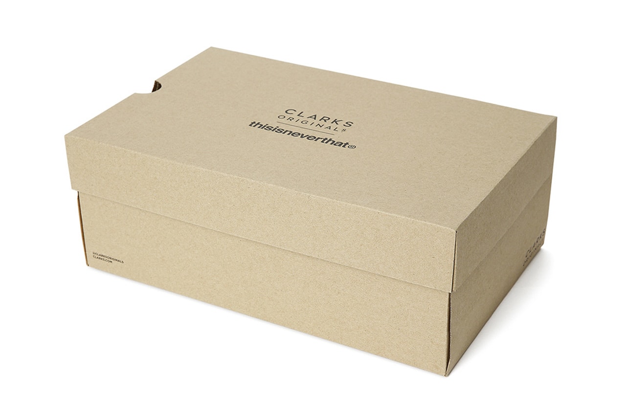thisisneverthat x Clarks Originals Collaboration wallabees desert boot release information