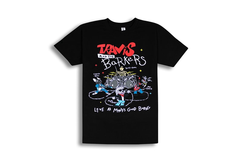 Travis & the Barkers Monty's Good Burger collaboration collection Travis’s Oat Matcha Latte Shake fast food plant-based sustainable impossible foods grass vegan vegetarian 