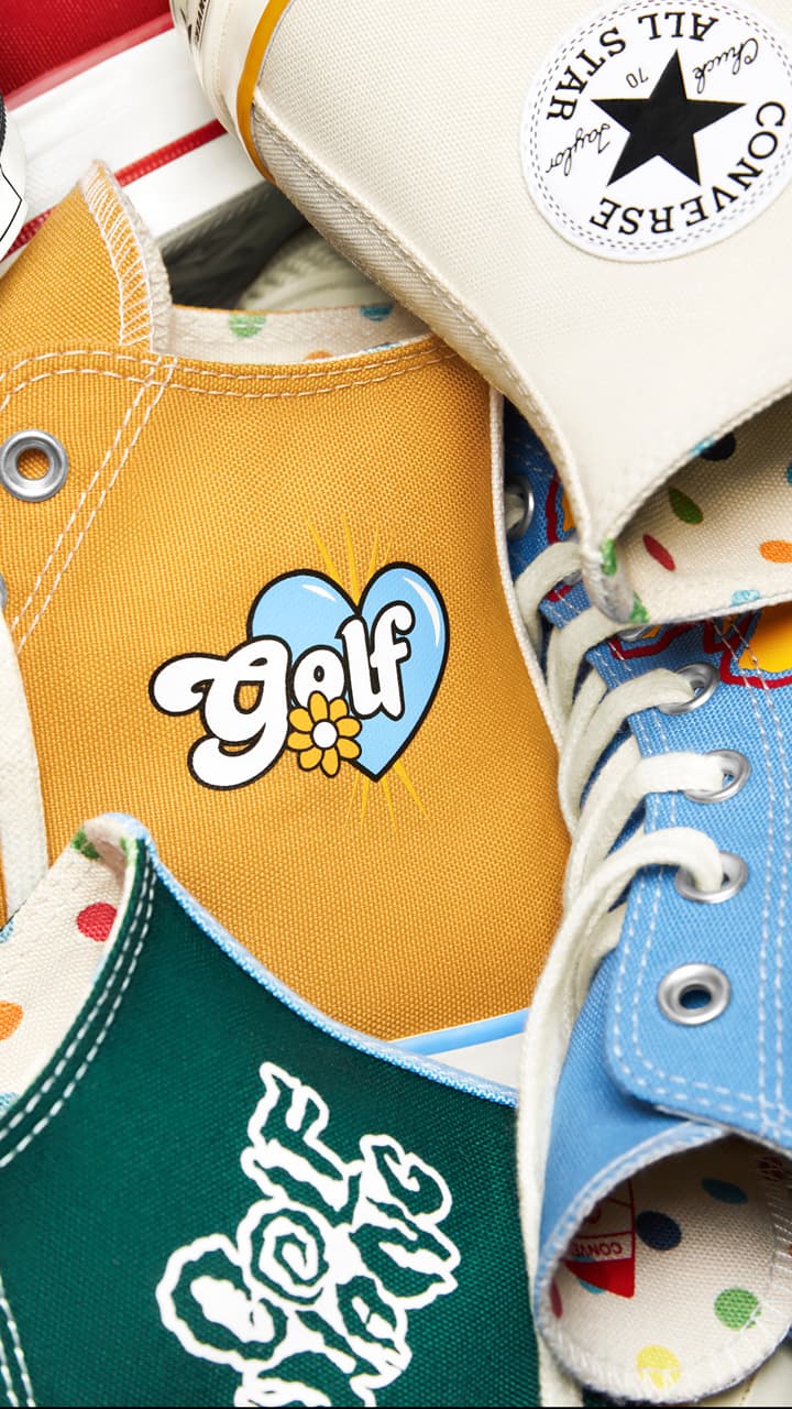 Optimismo yeso Cercanamente Tyler the Creator Golf Wang x Converse By You | Hypebeast