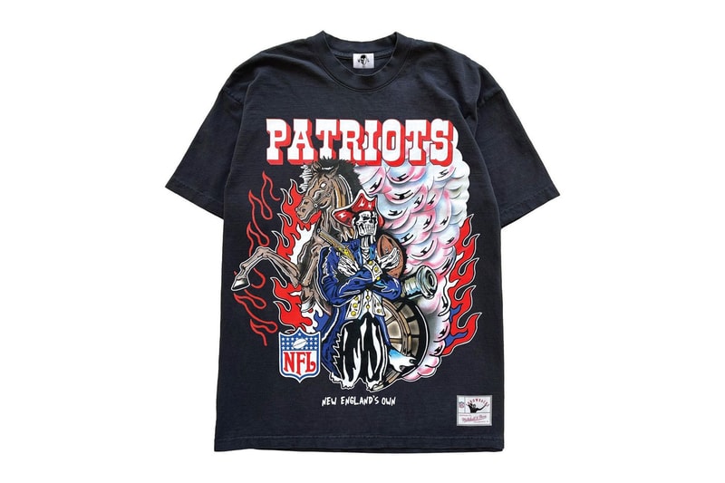 Warren Lotas Teams up With Mitchell & Ness for NFL 2022 Draft Capsule los angeles rams cincinnati bengals tampa bay buccaneers new england patriots throwback collection tom brady