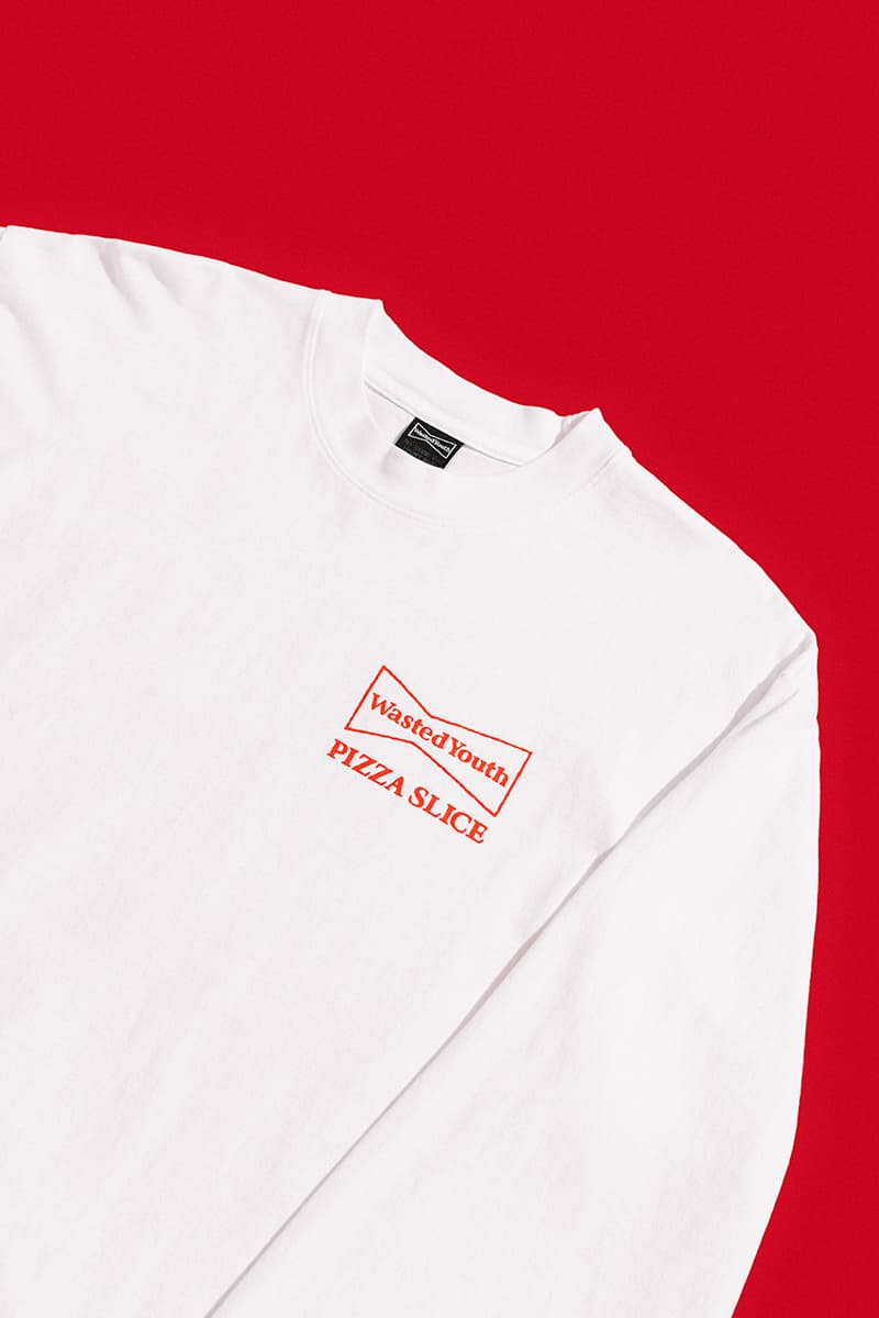 VERDY Wasted Youth PIZZA SLICE Collab Capsule Collection HBX Exclusive Release Info Buy Price T-shirts