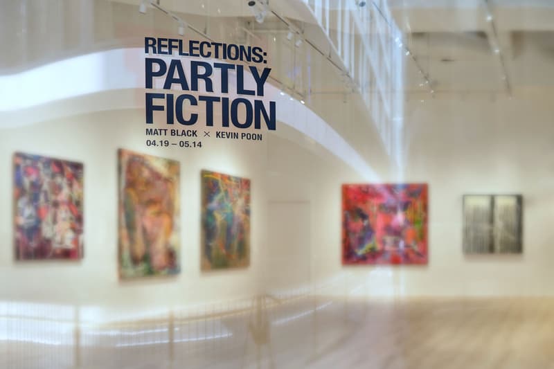 WOAW Gallery Presents REFLECTIONS PARTLY FICTION matt black kevin poon personal truth John Armleder Daniel Crew Chubb JPW3 Jordy Kerwick Leelee Kimmel Spencer Lewis Chris Martin Cristina de Miguel Julian Schnabel Pat Steir artist exhibition info