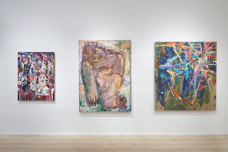 WOAW Gallery Presents REFLECTIONS PARTLY FICTION matt black kevin poon personal truth John Armleder Daniel Crew Chubb JPW3 Jordy Kerwick Leelee Kimmel Spencer Lewis Chris Martin Cristina de Miguel Julian Schnabel Pat Steir artist exhibition info
