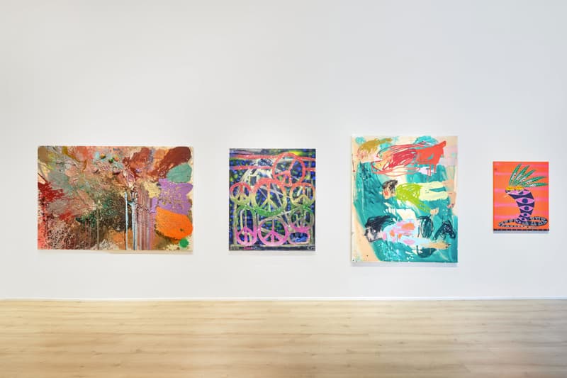 WOAW Gallery Presents REFLECTIONS PARTLY FICTION matt black kevin poon personal truth John Armleder Daniel Crew Chubb JPW3 Jordy Kerwick Leelee Kimmel Spencer Lewis Chris Martin Cristina de Miguel Julian Schnabel Pat Steir artist exhibition info