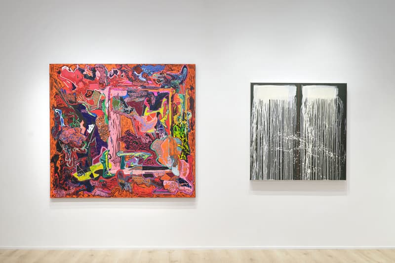 WOAW Gallery Presents REFLECTIONS PARTLY FICTION matt black kevin poon personal truth John Armleder Daniel Crew Chubb JPW3 Jordy Kerwick Leelee Kimmel Spencer Lewis Chris Martin Cristina de Miguel Julian Schnabel Pat Steir artist exhibition info