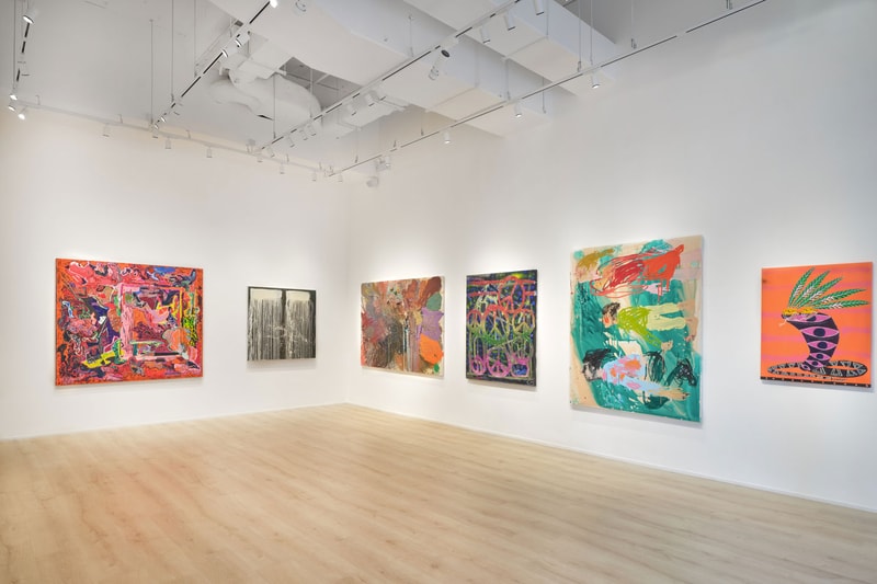 WOAW Gallery Presents REFLECTIONS PARTLY FICTION matt black kevin poon personal truth John Armleder Daniel Crew Chubb JPW3 Jordy Kerwick Leelee Kimmel Spencer Lewis Chris Martin Cristina de Miguel Julian Schnabel Pat Steir artist exhibition info