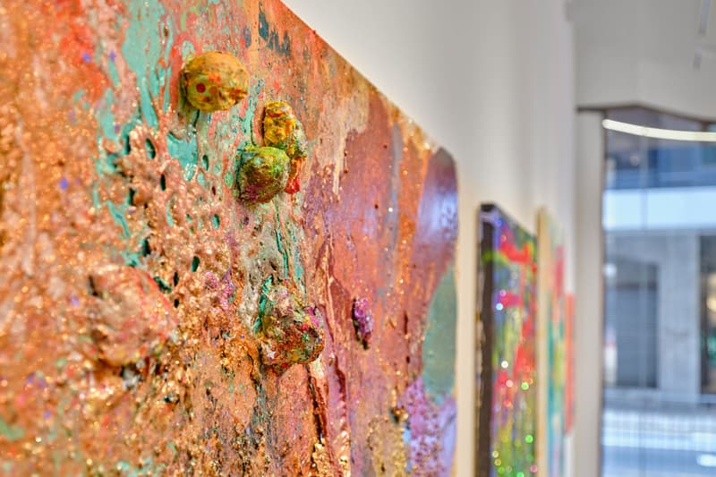 WOAW Gallery Presents REFLECTIONS PARTLY FICTION matt black kevin poon personal truth John Armleder Daniel Crew Chubb JPW3 Jordy Kerwick Leelee Kimmel Spencer Lewis Chris Martin Cristina de Miguel Julian Schnabel Pat Steir artist exhibition info