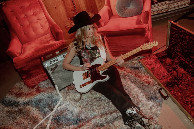 Wrangler Fender collab collection guitar denim graphic t shirt jacket release info date price 