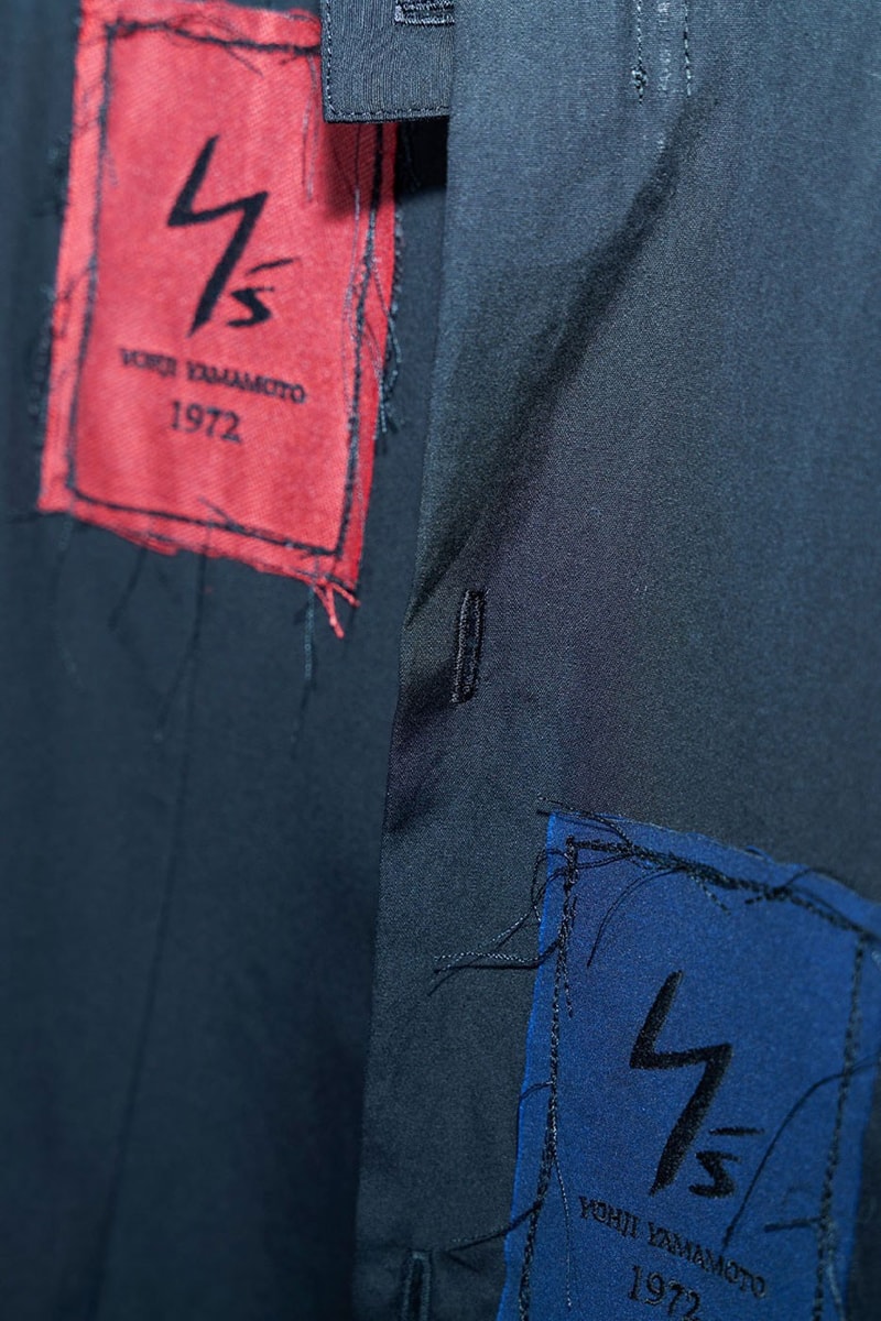 yohji yamamoto ys 1982 50 year anniversary collection jackets gabardine double button workwear shirts suspenders contrast stitch release info date price