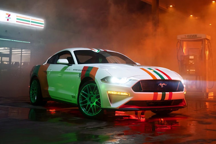 7-Eleven Ford Mustang GT Model-711-giveaway-news Galpin Auto Sports marketing 
