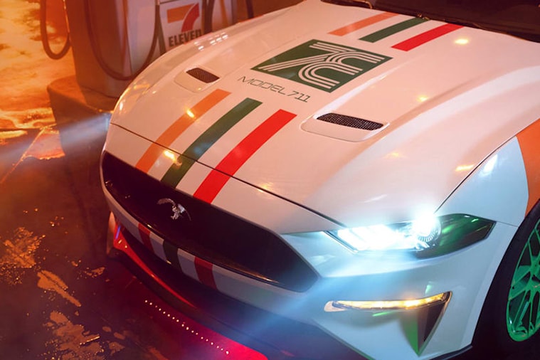 7-Eleven Ford Mustang GT Model-711-giveaway-news Galpin Auto Sports marketing 
