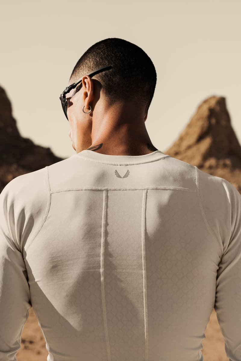 ASRV x Outlast® Athleisure Apparel Performance Wear Phase-Change Materials Thermoregulating NASA Certified Space TechnologyTM Micro-Printed Wax Thermally Adaptive Matrix Infusion Coating Activewear Futuristic Modern Athletes Core Regulation Heat Daily Wear Moisture Wicking Reduction Research Absorb Store Performance-Enhancing Balanced Microclimate Innovative Textiles
