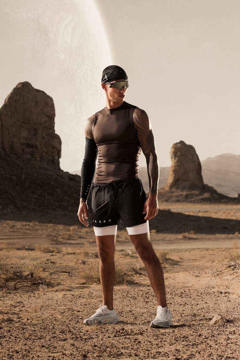 ASRV x Outlast® Athleisure Apparel Performance Wear Phase-Change Materials Thermoregulating NASA Certified Space TechnologyTM Micro-Printed Wax Thermally Adaptive Matrix Infusion Coating Activewear Futuristic Modern Athletes Core Regulation Heat Daily Wear Moisture Wicking Reduction Research Absorb Store Performance-Enhancing Balanced Microclimate Innovative Textiles