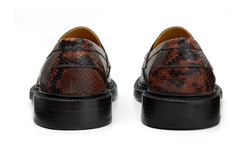 Blackstock & Weber Updates the Ellis Penny Loafer in Garden Snake Footwear