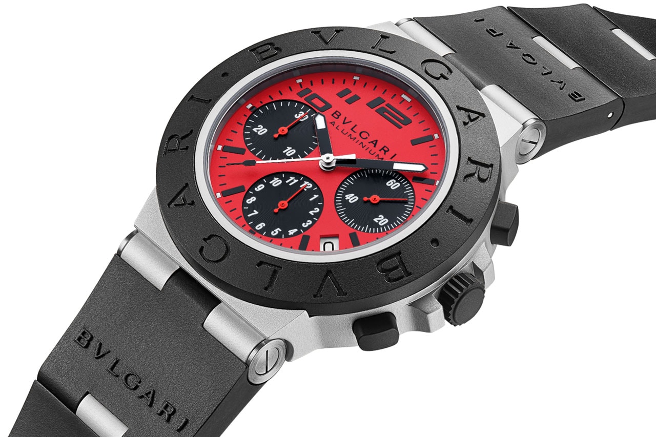 Bulgari Teams Up With Ducati for Special Edition Aluminum Chronograph Watch Watches