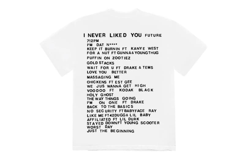 Future Drops ‘I Never Liked You’ Merch With Cactus Plant Flea Market Fashion