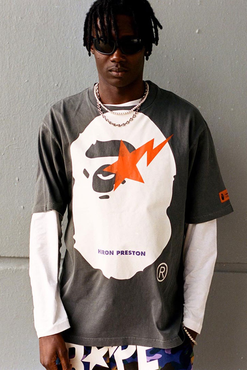 The Heron Preston x BAPE Collaboration Epitomizes Streetwear Magic Fashion