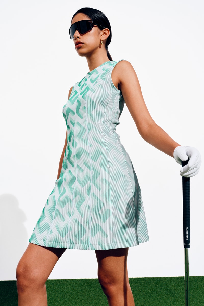 J.Linderberg HYPEGOLF Golf Apparel nyc clubhouse pop-up green white high summer