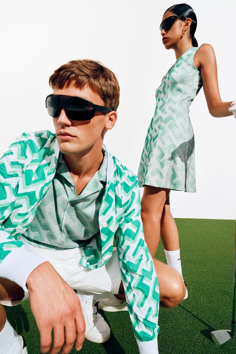 J.Linderberg HYPEGOLF Golf Apparel nyc clubhouse pop-up green white high summer