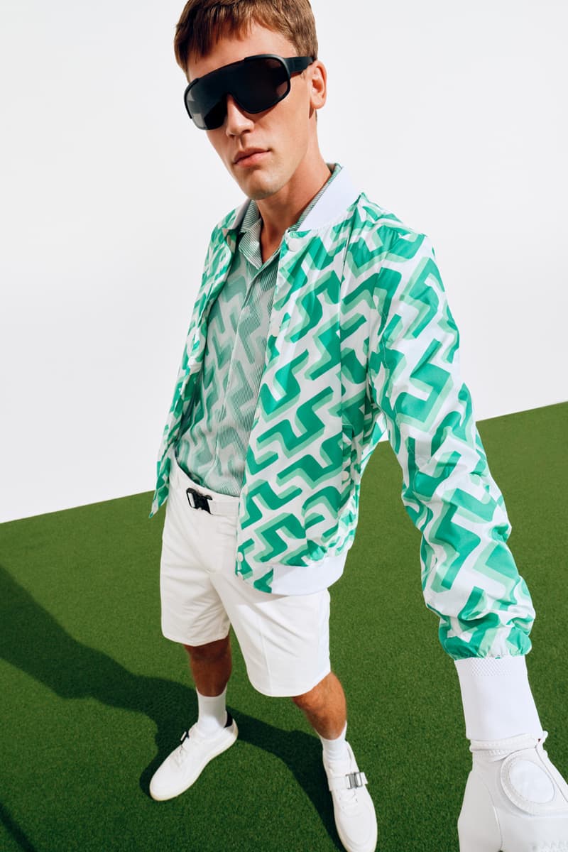 J.Linderberg HYPEGOLF Golf Apparel nyc clubhouse pop-up green white high summer